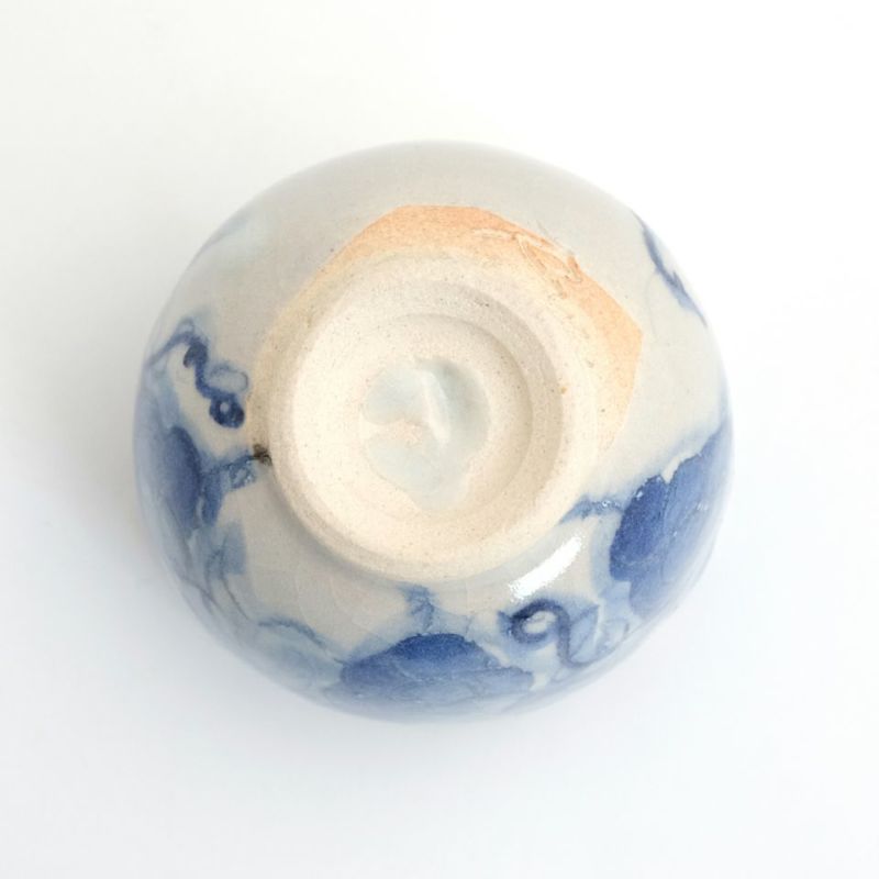 登り窯作品 【森里龍生】染付葡萄ぐい呑〈1個〉 |皿や鉢など和食器の