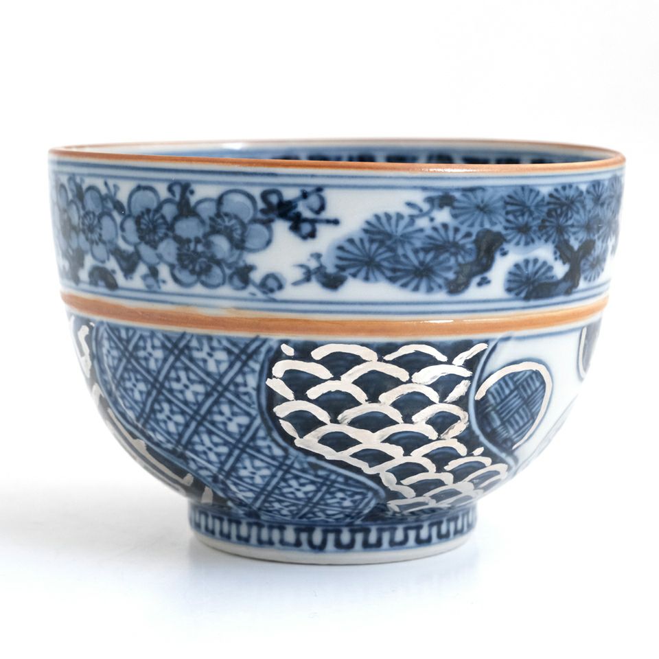 登り窯作品 【釋博史】祥瑞白金彩沓茶碗〈1個〉 |皿や鉢など和食器の